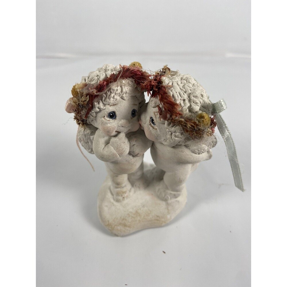 Dreamsicles 2 Cherub Angels Kiss on Cheek Kristin Figurine 1994